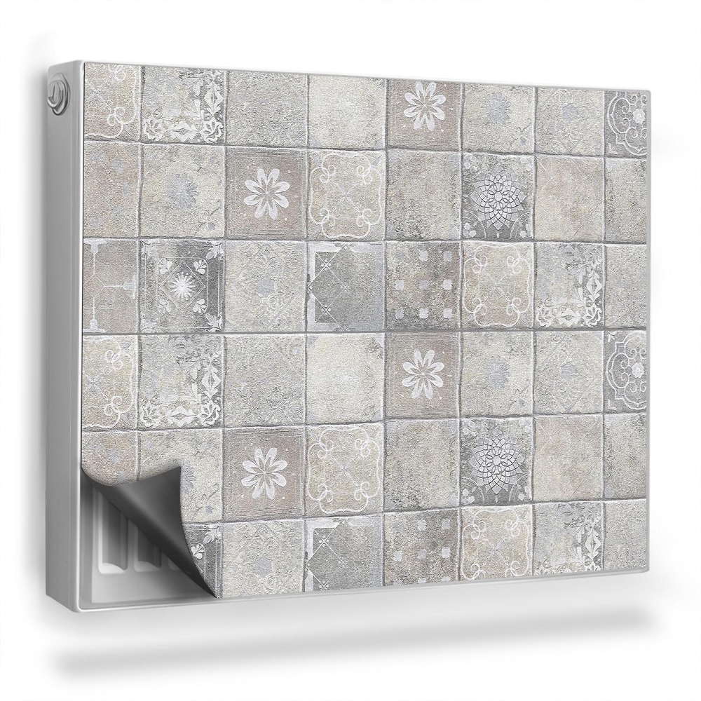 Mata magnesowa na kaloryfer Mozaika starych kafelków ozdobne płytki