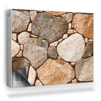 Mata magnetyczna na grzejnik Naturalne kamienie duże i małe