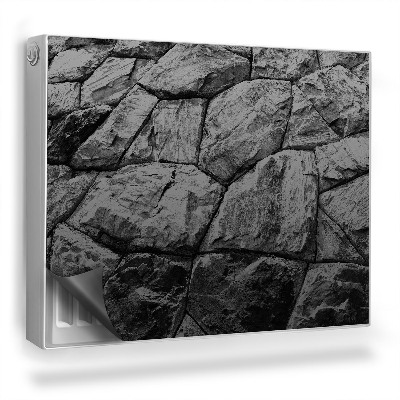 Mata magnetyczna na grzejnik Powierzchnia z ciemnych kamieni