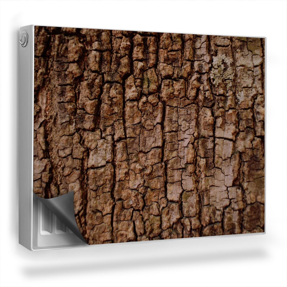 Mata magnesowa na kaloryfer Popękana tekstura kory drzewa natura