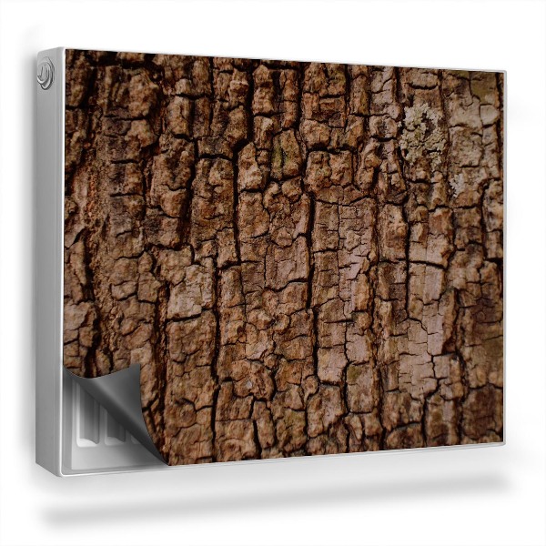 Mata magnesowa na kaloryfer Popękana tekstura kory drzewa natura