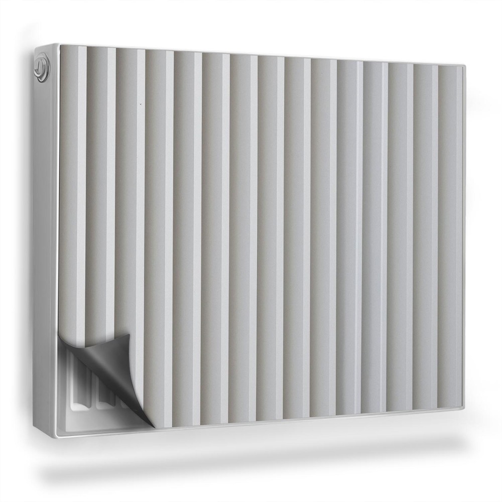 Mata magnesowa na kaloryfer Struktura lameli jasne listwy dekoracyjne