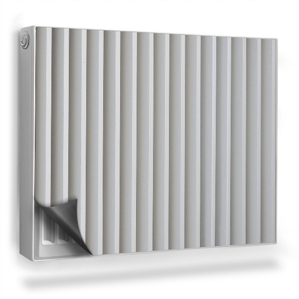 Mata magnesowa na kaloryfer Struktura lameli jasne listwy dekoracyjne