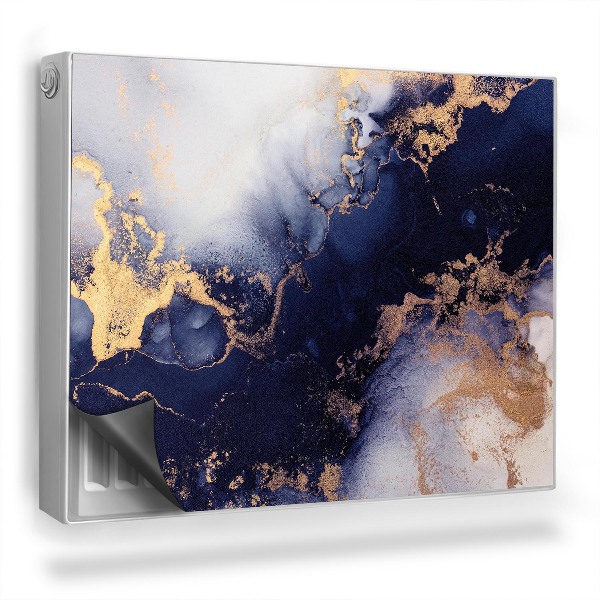 Mata magnesowa na kaloryfer Mieszające się farby rozlany tusz abstrakcja