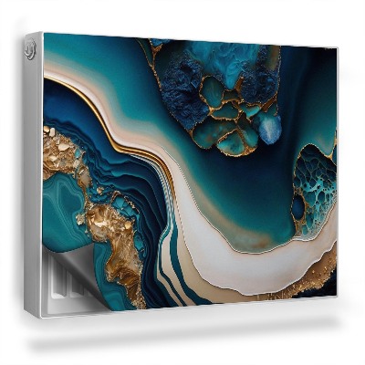 Mata magnesowa na kaloryfer Zmieszane farby imitacja kamienia ozdobnego