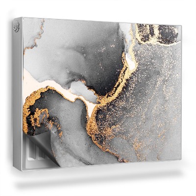 Mata magnetyczna na grzejnik Abstrakcja rozlany tusz styl glamour