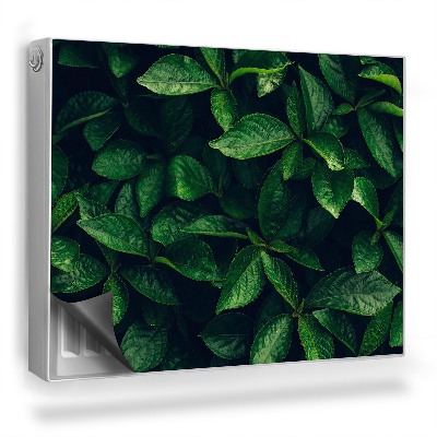 Mata magnetyczna na grzejnik Zagęszczone liście, zoom, mroczny klimat