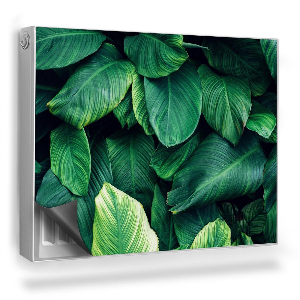 Mata magnetyczna na grzejnik Nachodzące na siebie liście z dżungli