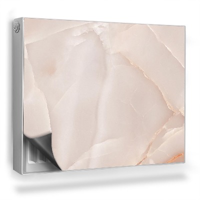 Mata magnetyczna na grzejnik Subtelna pastelowa tektura kamienia