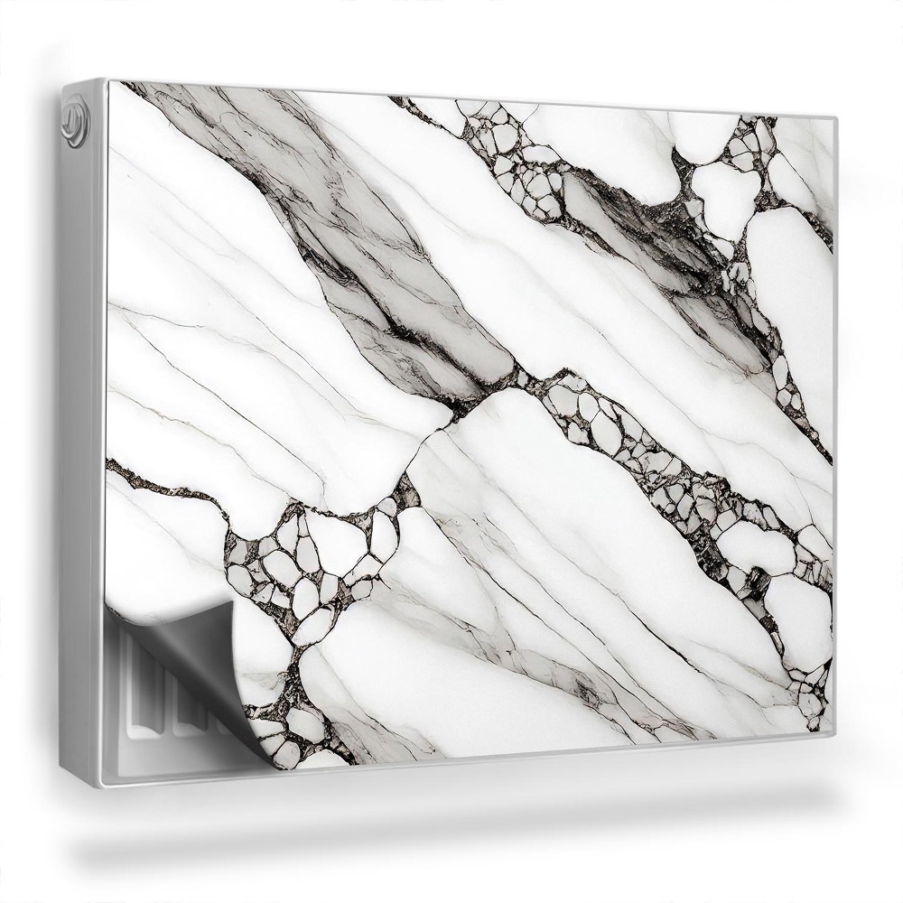 Mata magnesowa na kaloryfer Popękany marmur elegancki modny kamień