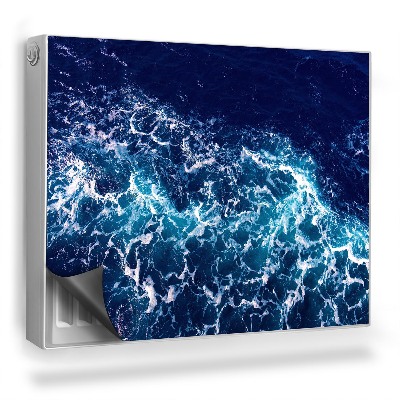 Mata magnesowa na kaloryfer Spieniona fala ocean kolory morskie