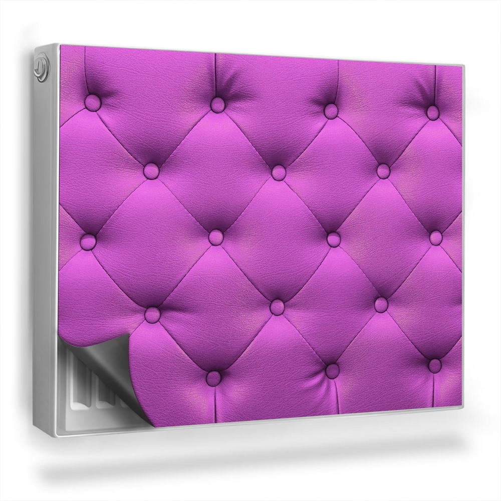 Mata magnetyczna na grzejnik Elegancki pikowany materiał tekstura