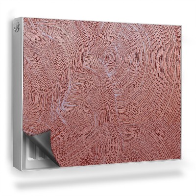 Mata magnesowa na kaloryfer Ślady malarskie pastelowe naturalne tony