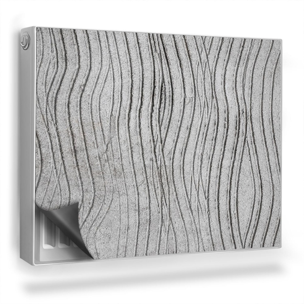 Mata magnesowa na kaloryfer Nieregularne linie surowa tekstura