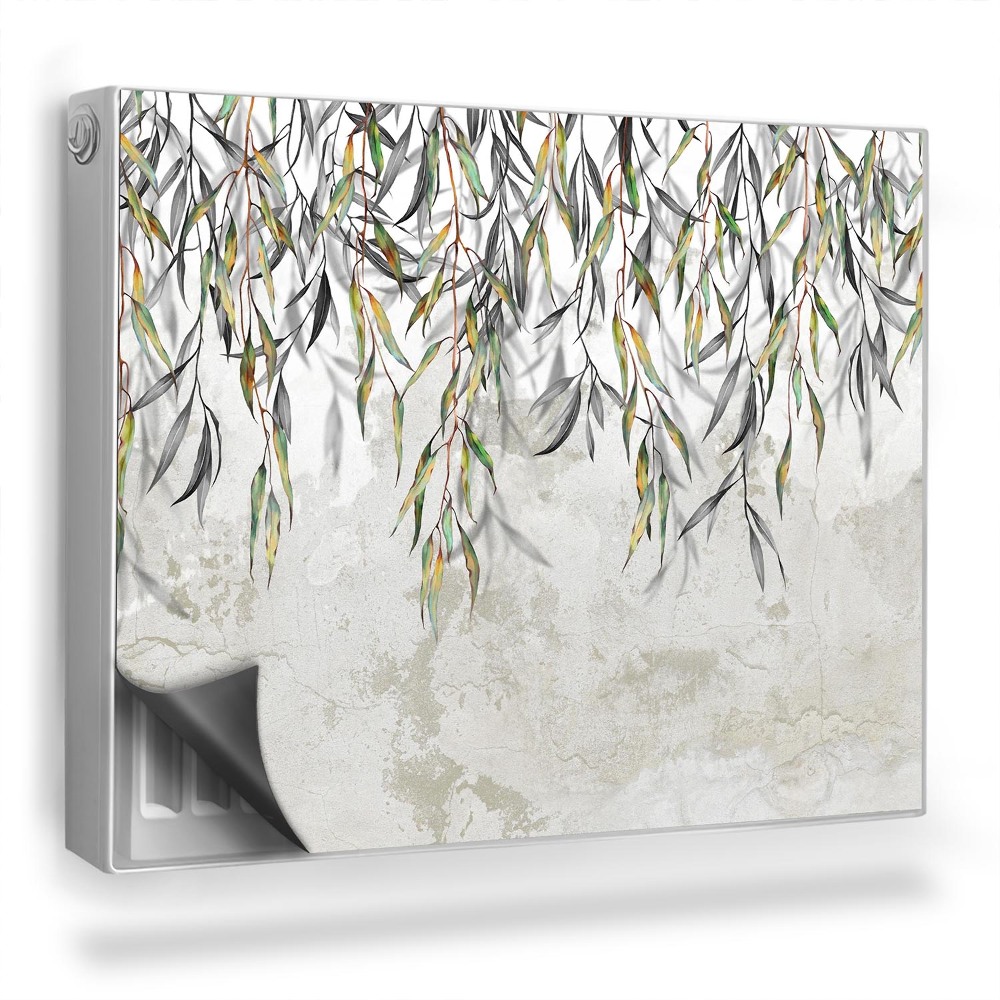 Mata magnesowa na kaloryfer Zwisające gałązki wierzby płaczącej