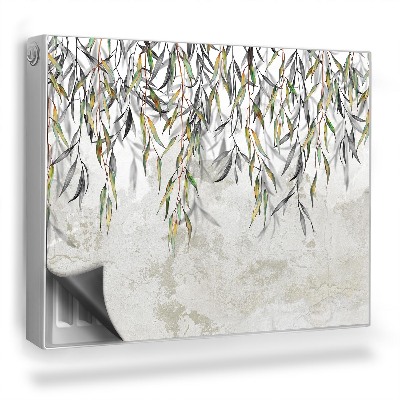 Mata magnesowa na kaloryfer Zwisające gałązki wierzby płaczącej