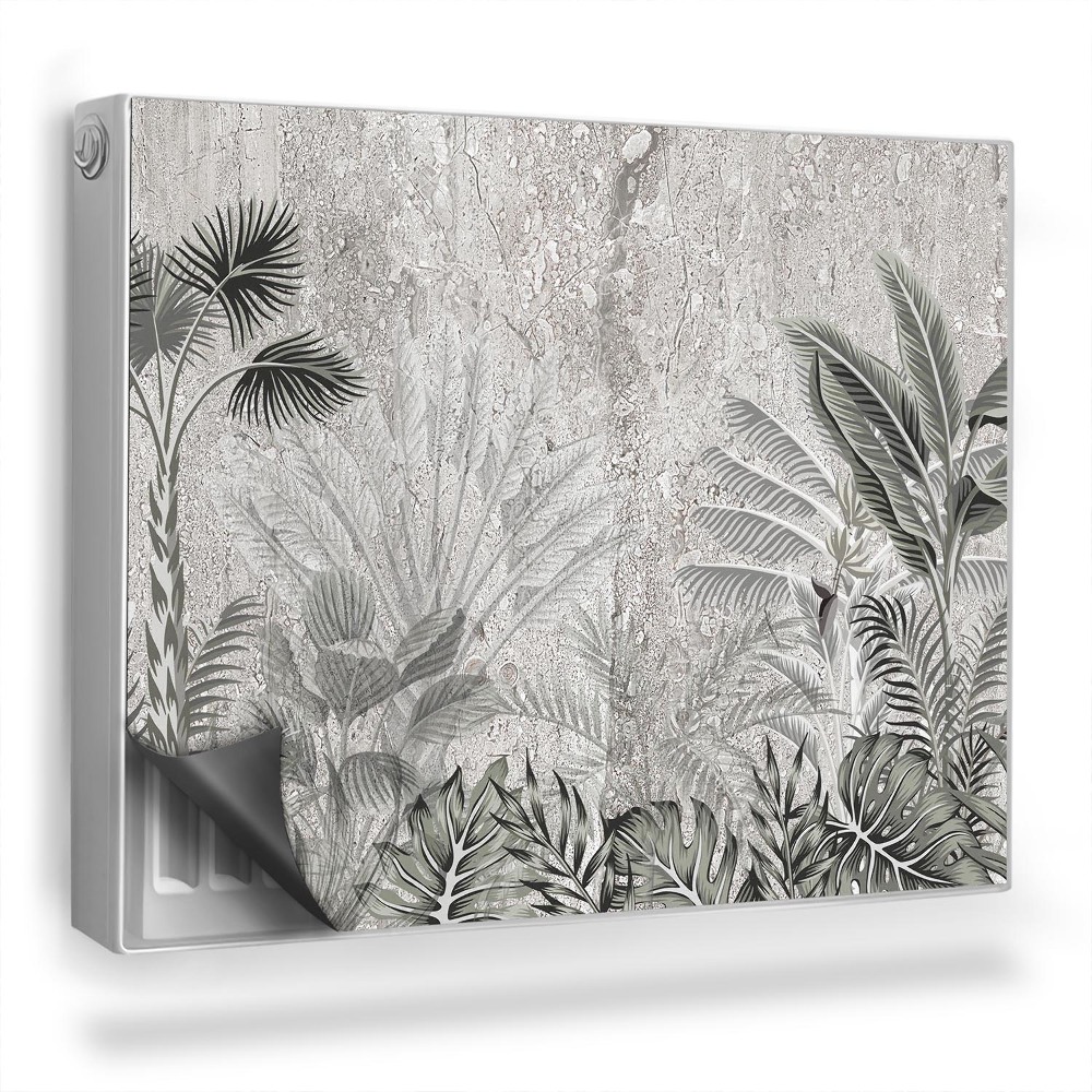 Mata magnetyczna na grzejnik Tropikalny las rośliny w stylu boho vintage