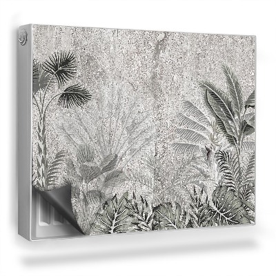 Mata magnetyczna na grzejnik Tropikalny las rośliny w stylu boho vintage