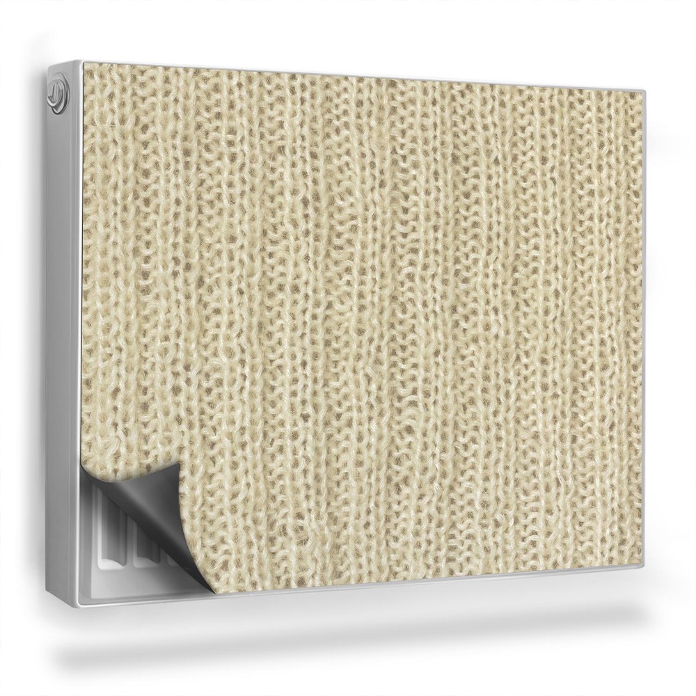 Mata magnetyczna na grzejnik Wełniany splot, jasne, ciepłe barwy