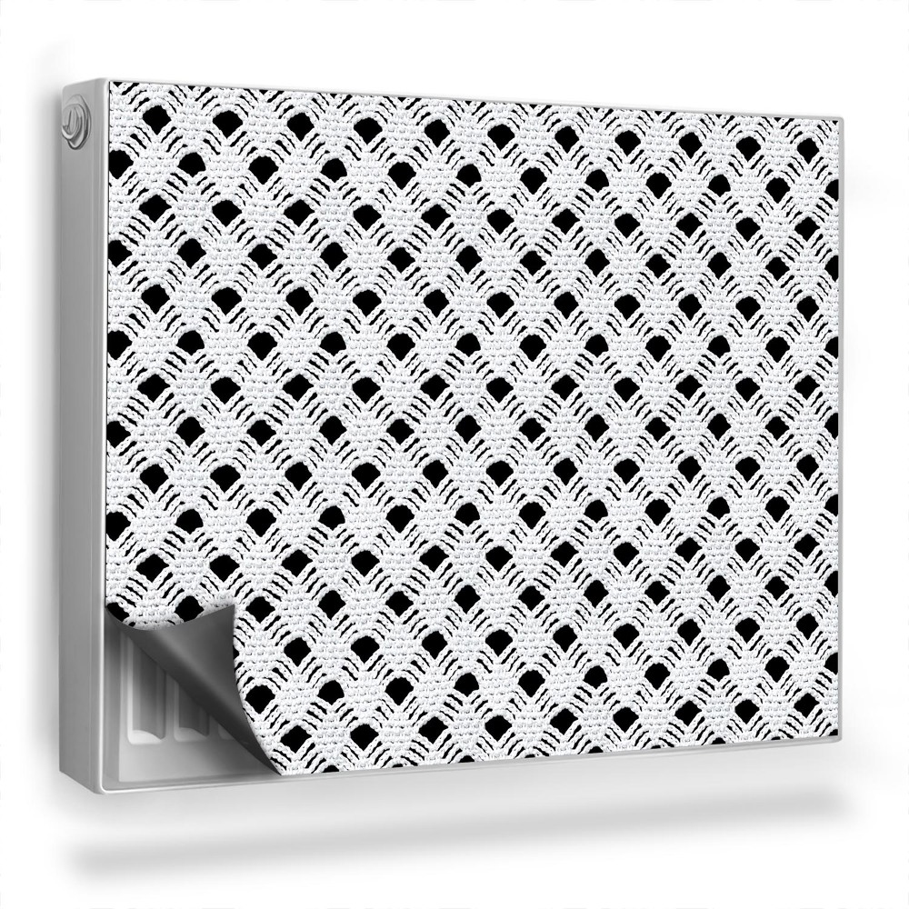 Mata magnetyczna na grzejnik Struktura materiału dziergana serweta