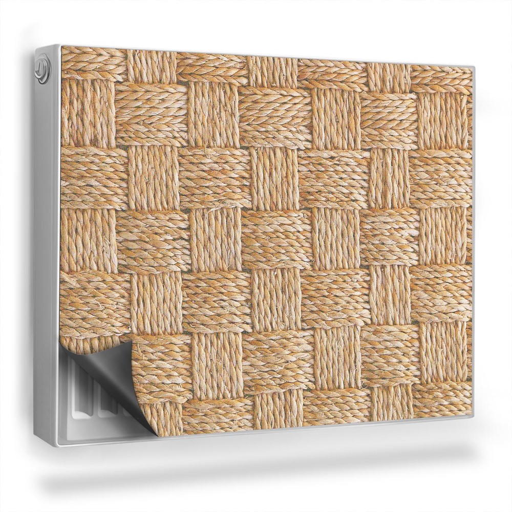 Mata magnesowa na kaloryfer Wiklinowa geometryczna plecionka