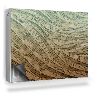 Mata magnesowa na kaloryfer Wiklinowa plecionka kształt fal