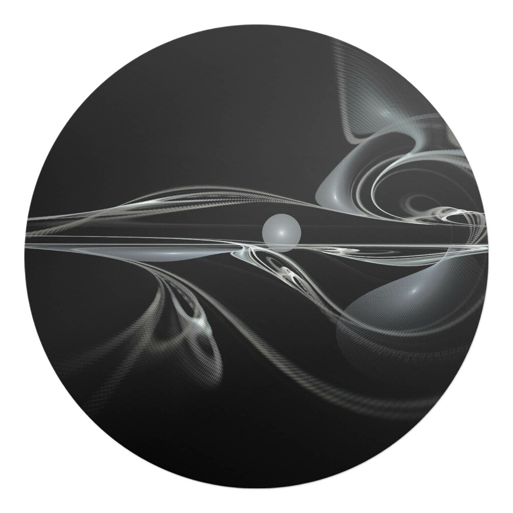 Podkładka pod krzesło obrotowe okrągła Abstrakcyjna fala