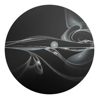Podkładka pod krzesło obrotowe okrągła Abstrakcyjna fala