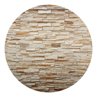 Podkładka pod krzesło okrągła Kamienna ściana