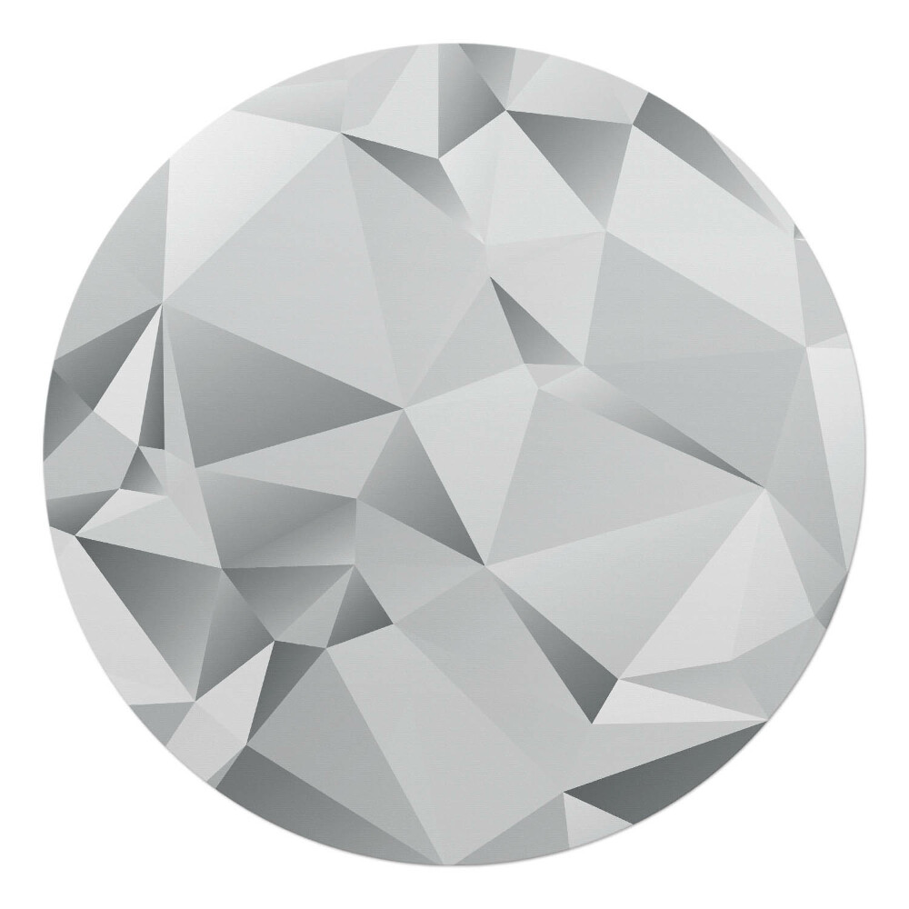 Podkładka pod krzesło obrotowe okrągła Geometryczna mozaika