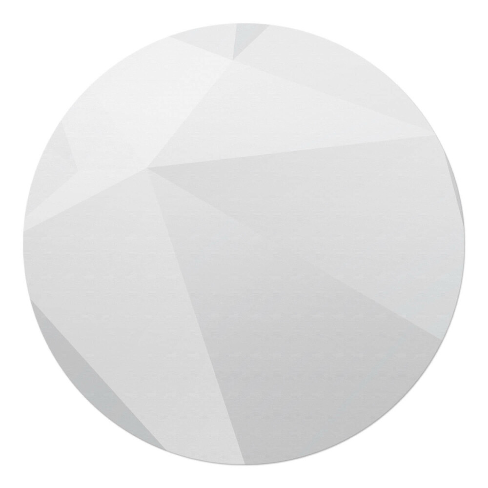 Podkładka pod krzesło obrotowe okrągła Geometryczny wzór 3D