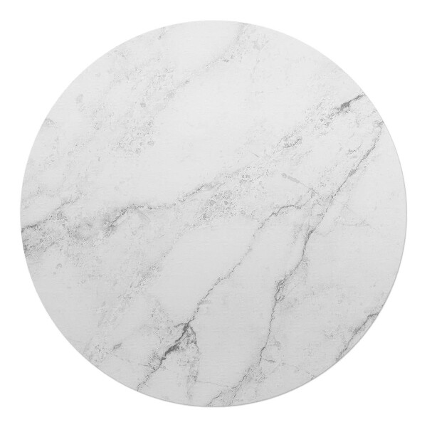 Mata na podłogę pod krzesło okrągła Marmurowe żyłki