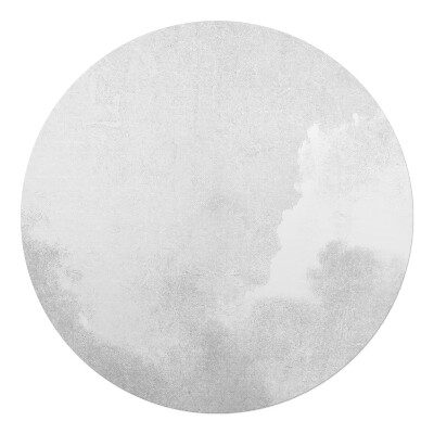 Podkładka pod krzesło okrągła Chmury i tekstura