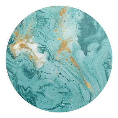 Podkładka pod krzesło okrągła Marmurowe esy-floresy