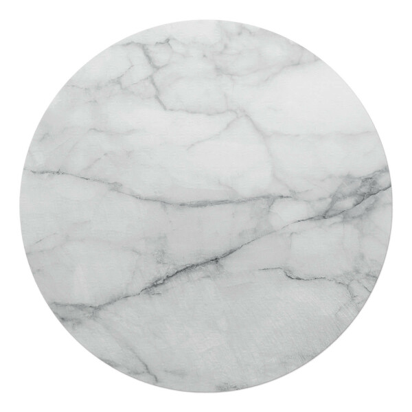 Podkładka pod krzesło okrągła Marmurowa tekstura