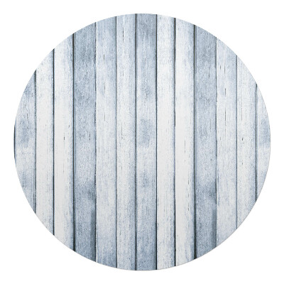 Mata pod fotel biurowy okrągła Drewniane deski pionowo