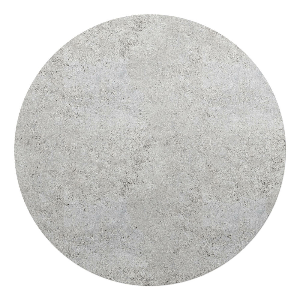 Podkładka pod krzesło okrągła Betonowa tekstura