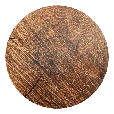 Podkładka pod krzesło obrotowe okrągła Słoje drewna