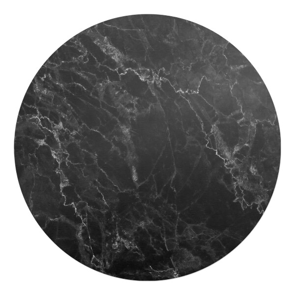 Podkładka pod krzesło obrotowe okrągła Marmurowe żyłki