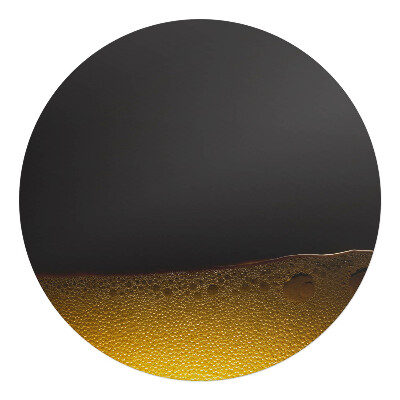 Podkładka pod krzesło okrągła Bąbelki na płynie