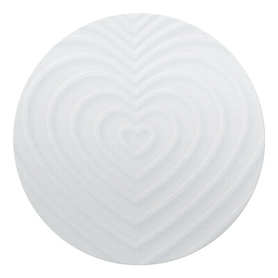 Podkładka pod krzesło obrotowe okrągła Serce w liniach