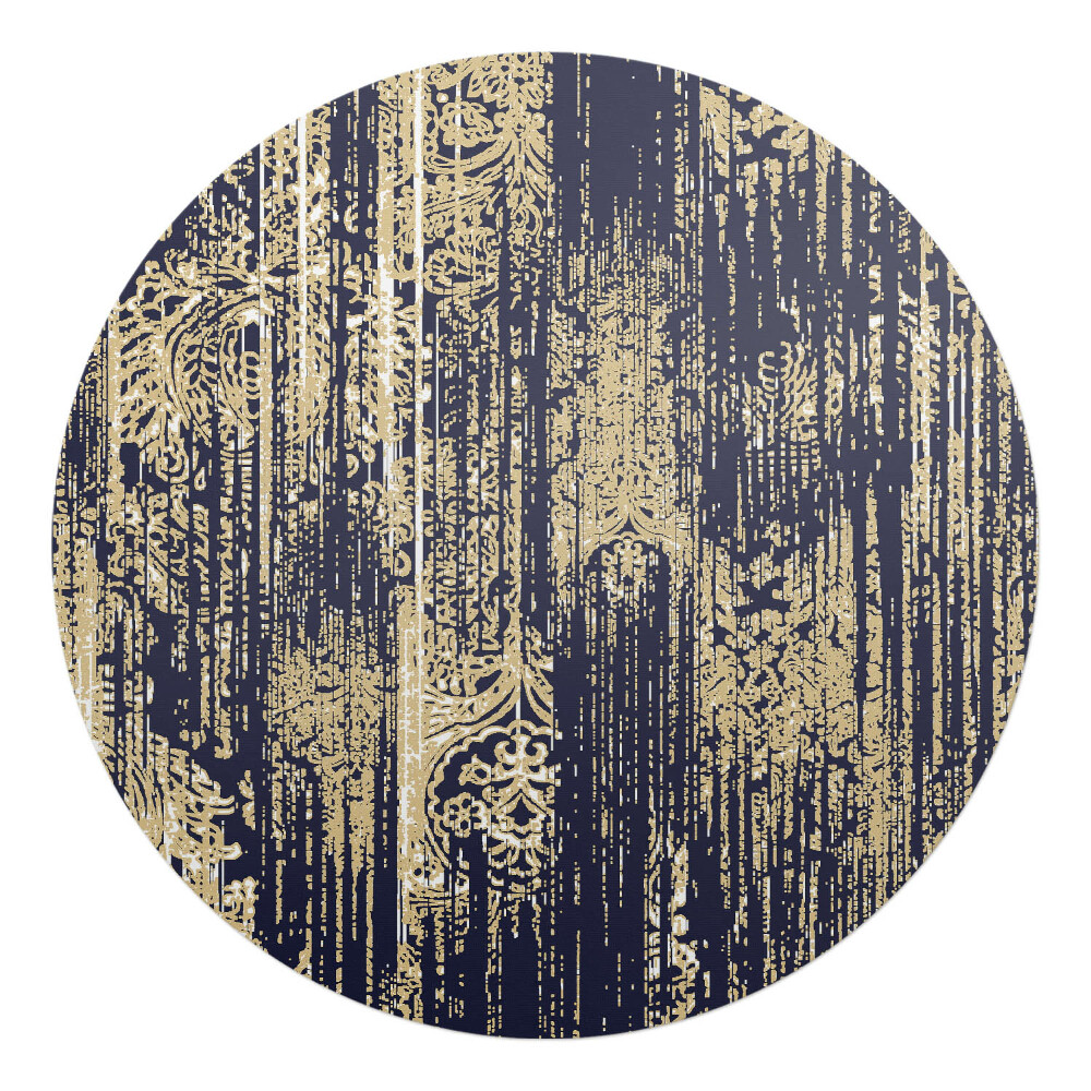 Podkładka pod krzesło okrągła Pionowe ornamenty