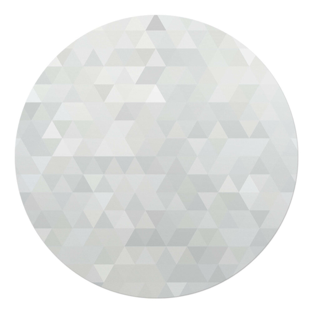 Podkładka pod krzesło obrotowe okrągła Geometryczny deseń