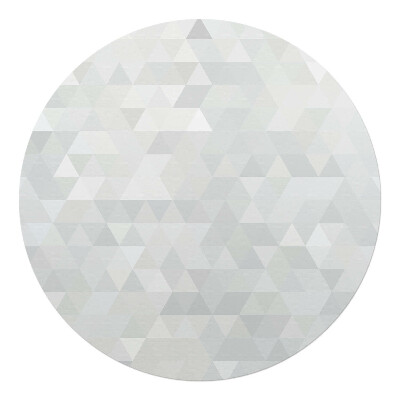 Podkładka pod krzesło obrotowe okrągła Geometryczny deseń