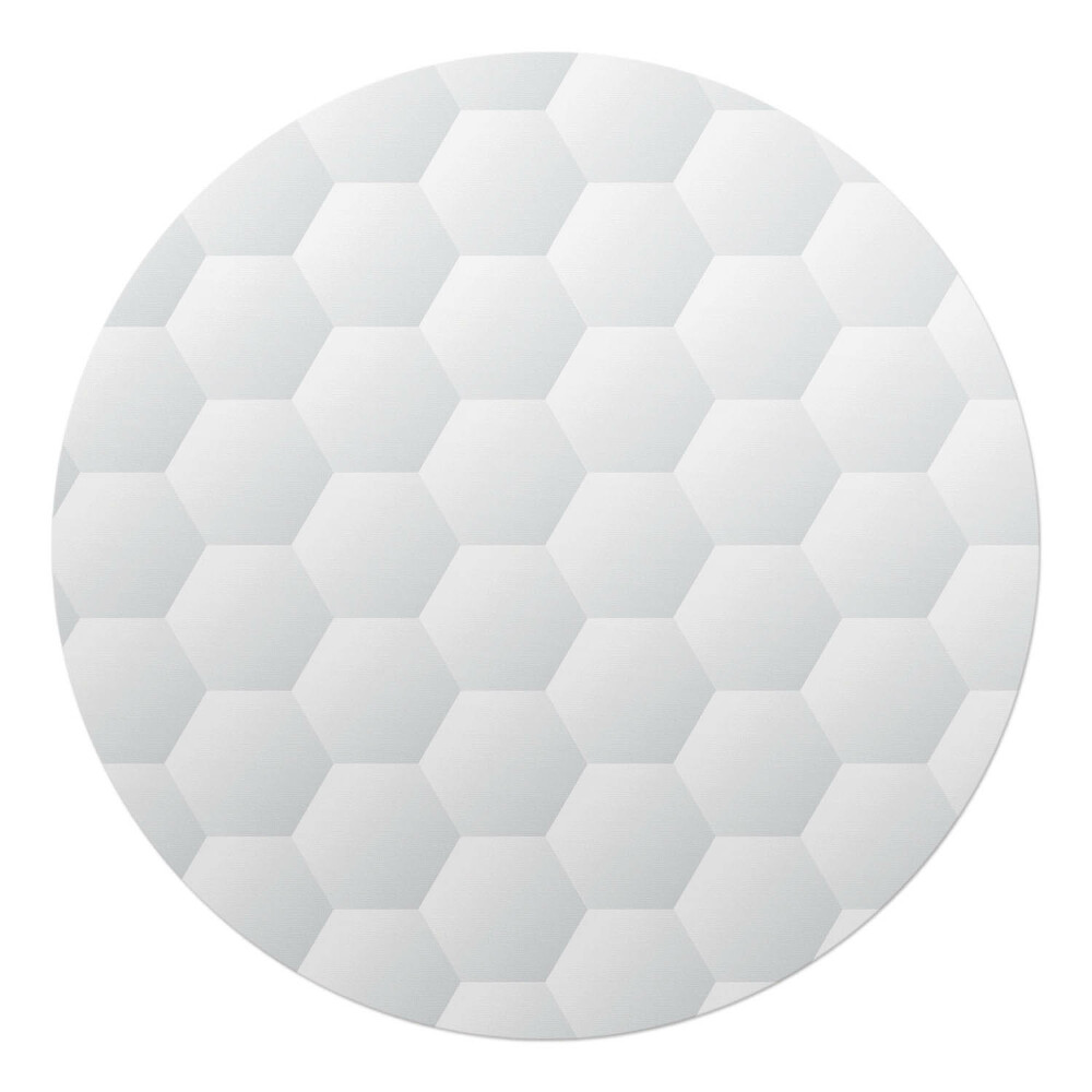 Podkładka pod krzesło okrągła Geometryczny wzór 3D