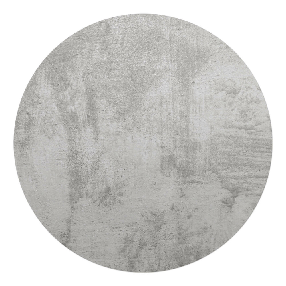 Podkładka pod krzesło okrągła Betonowa faktura