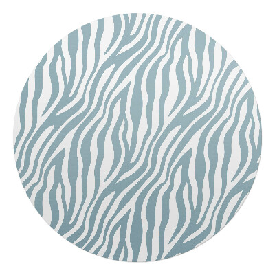 Podkładka pod krzesło okrągła Zebrze pasy