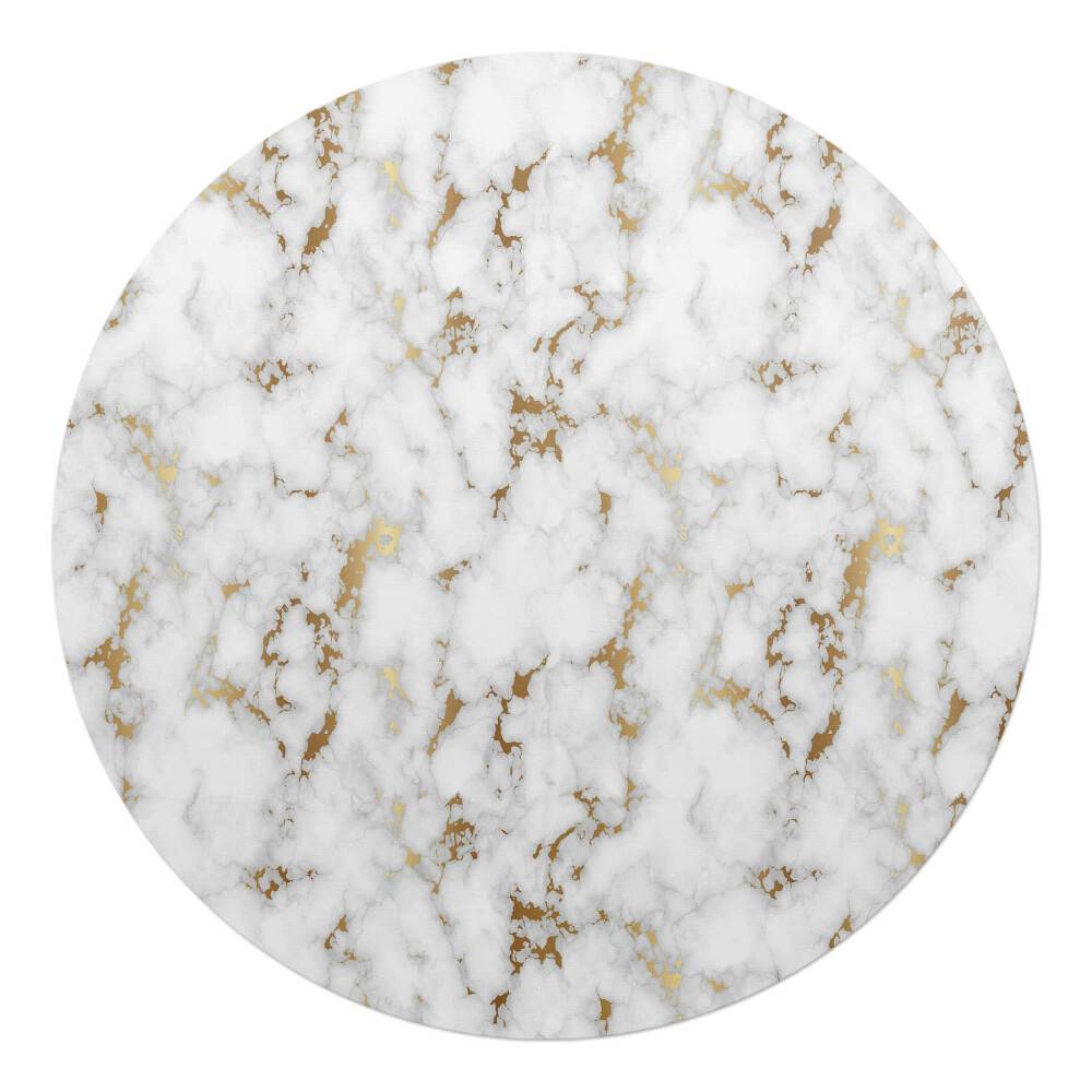 Podkładka pod krzesło obrotowe okrągła Marmurowy wzór tła