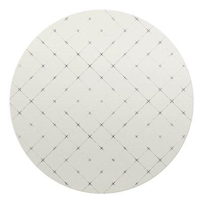 Podkładka pod krzesło obrotowe okrągła Siatka rombów
