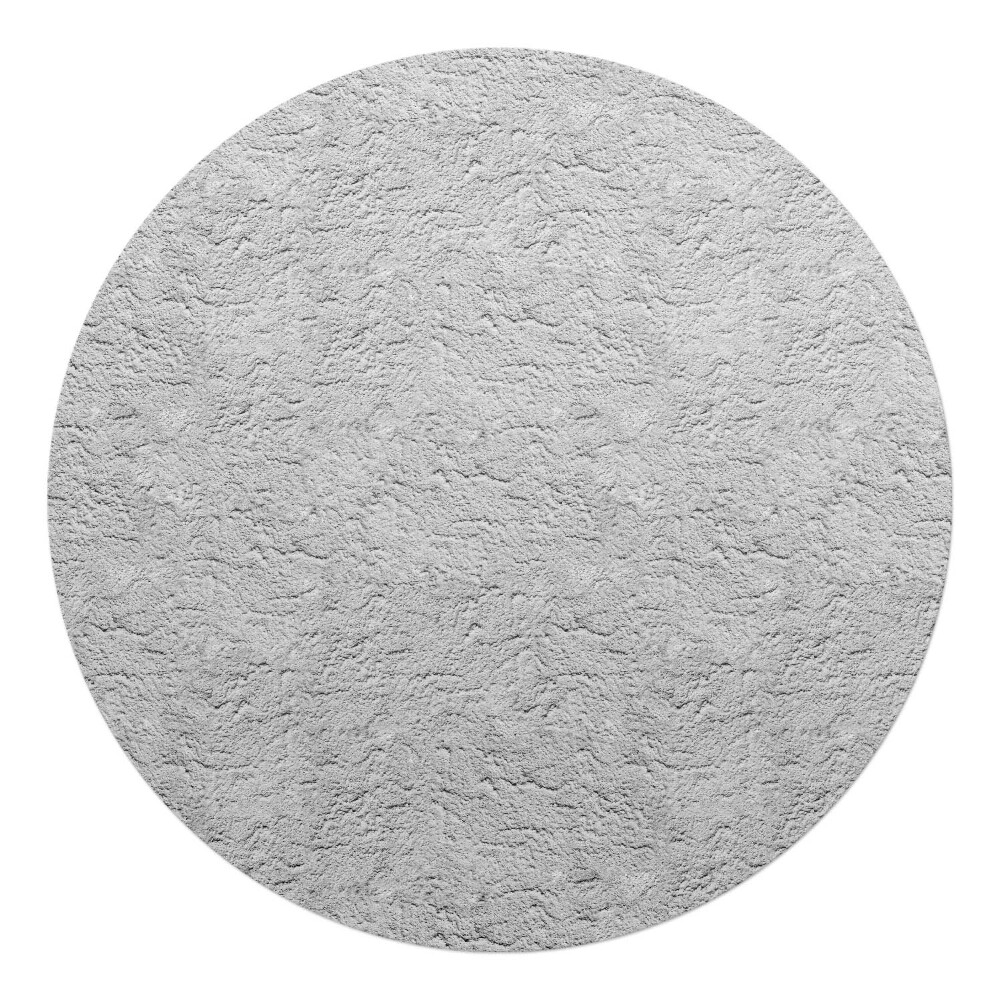 Podkładka pod krzesło obrotowe okrągła Tekstura tynku